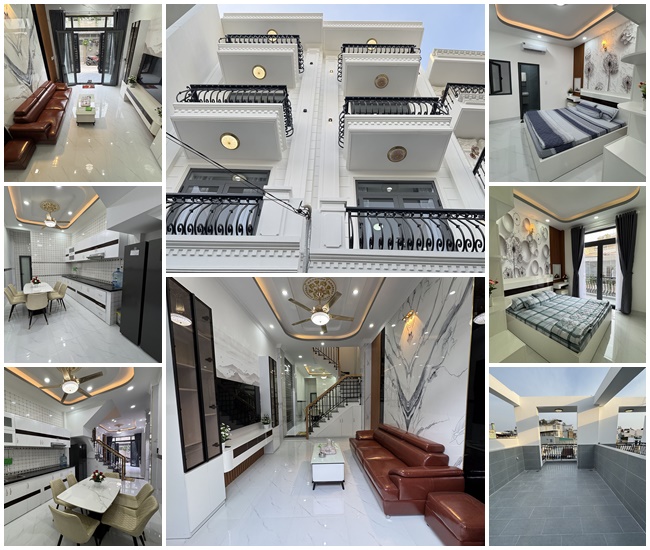 Nhà phố 3 lầu t.kế Tân Cổ Điển, full nội thất cao cấp, hẻm xe hơi khu VIP Lê Lợi-Gần ĐH Công Nghiệp